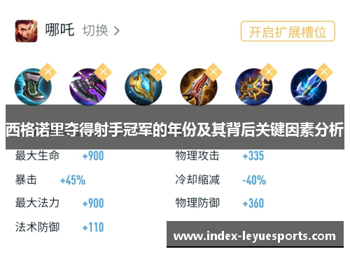 西格诺里夺得射手冠军的年份及其背后关键因素分析 西格诺里夺得射手冠军的年份及其背后关键因素分析