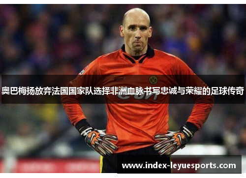 奥巴梅扬放弃法国国家队选择非洲血脉书写忠诚与荣耀的足球传奇
