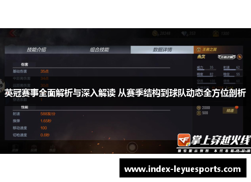 英冠赛事全面解析与深入解读 从赛季结构到球队动态全方位剖析