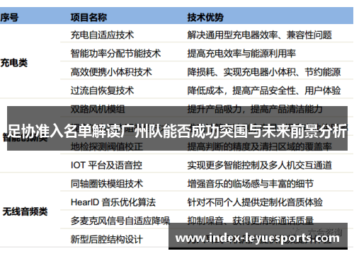 足协准入名单解读广州队能否成功突围与未来前景分析